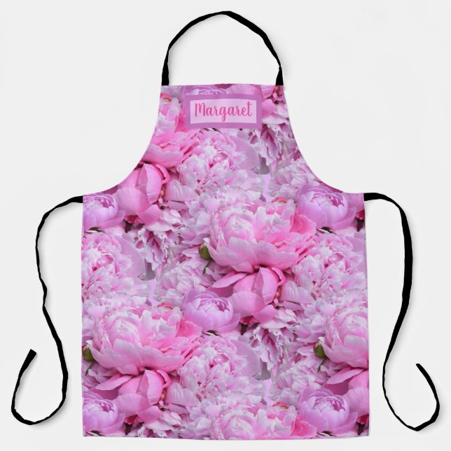 Rosa und Lila Erdnüsse Schürze (Vorderseite)
