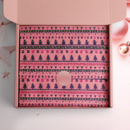 Rosa und Lila Feiertagskuchen Seidenpapier