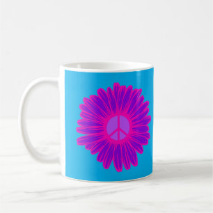 Rosa und Lila Friedensstiftung Kaffeetasse