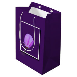 Rosa und Lila Frühlingsblüte Mittlere Geschenktüte