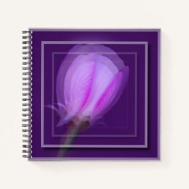 Rosa und Lila Frühlingsflora Doppelte - Spaß mache Notizbuch