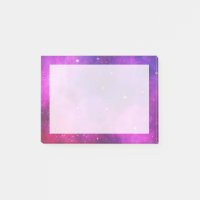 Rosa und Lila Imitate "Space & Stars" Galaxie