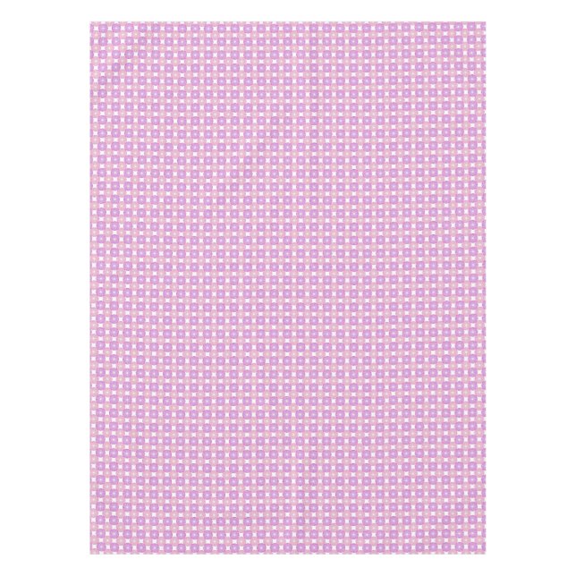 Rosa und lila Kreise Tischdecke (Vorderseite)
