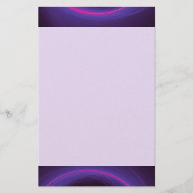 rosa und Lila kreisförmige Darstellung Briefpapier (Vorderseite)