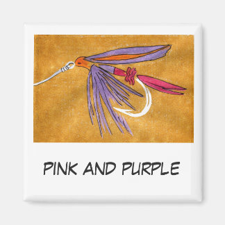 "Rosa und Lila" Magnet für Fischen