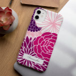 Rosa und Lila Mod, floral Case-Mate iPhone Hülle<br><div class="desc">Blumenmuster.</div>