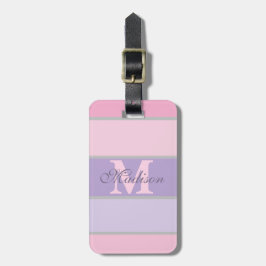 rosa und lila pastellfarbene iPhone-/iPad-Gehäuse Gepäckanhänger