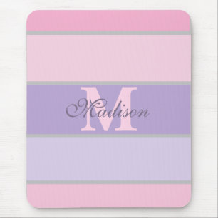 rosa und lila pastellfarbene iPhone-/iPad-Gehäuse Mousepad