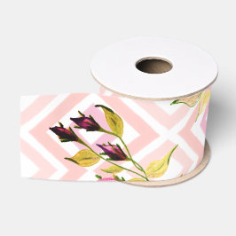 Rosa und Lila Rose Ripsband