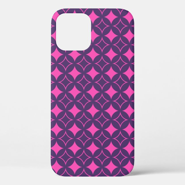 Rosa und lila Shippo Case-Mate iPhone Hülle (Rückseite)
