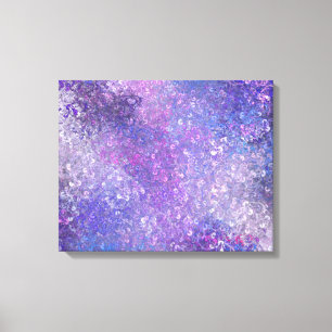 Rosa und lila Strass-Bling  Leinwanddruck