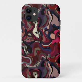Rosa und lila Swirl abstrakt Case-Mate iPhone Hülle
