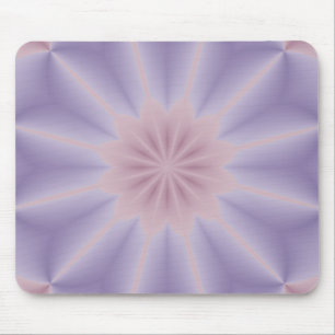 Rosa und Lilac 3D Blume Drei Mousepad