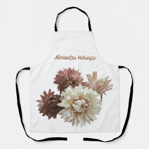 Rosa und Mauve Strawflowers Hübsch Schürze