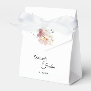 Rosa und Mauve Vintage Blumenzelt Geschenkschachtel