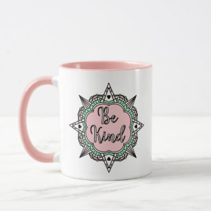 Rosa und Minzgrün sind nett Tasse
