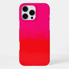 Rosa und orange glänzende Farbe iPhone 16 Pro Max Hülle