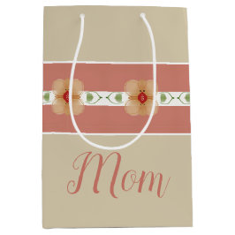 Rosa und orange mittlere geschenktüte