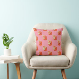 Rosa und orange neutrale Abstimmung! Kissen