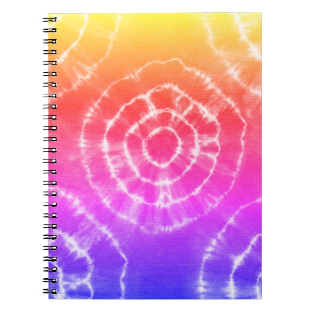 rosa und orange-trendy Farbmuster Notizblock (Vorderseite)
