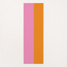 Rosa und orange Yoga Mat
