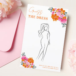 Rosa und orangefarbene Blütenrätsel: Das Dress Sho