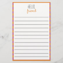 Rosa und orangefarbene Tapeten