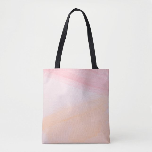Rosa- und Orangenfarben Tasche (Vorderseite)