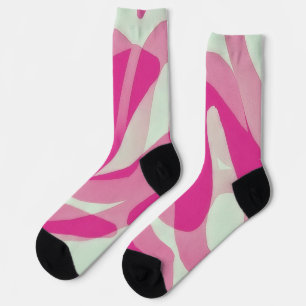 Rosa und Pastellfarben Kunst, Dichtung und Musik Socken