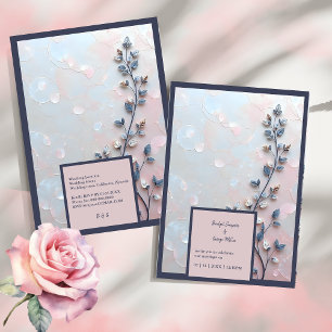 Rosa- und Perltonröhre botanische Branch-Hochzeit