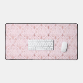 Rosa und Rose Gold Schreibtischunterlage