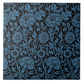 Rosa- und Rosentapete William Morris 1890 Fliese