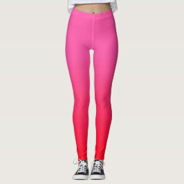 Rosa und Rot Leggings