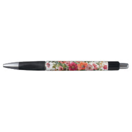 Rosa und rote Blume Pen Kugelschreiber