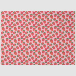 Rosa und Rote Erdbeere Seidenpapier