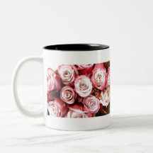 Rosa und Rote Rosen Bouquet