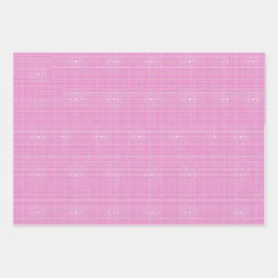 Rosa und rote Siebfüße Wrapping Paper. Geschenkpapier Set