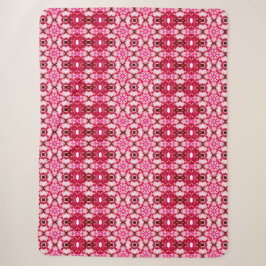 Rosa und roter Blumenkohl Sherpa Blanka Sherpadecke