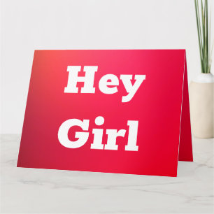 Rosa und roter Regenbogen-Stift Karte