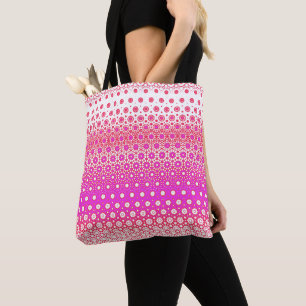 Rosa und rotes Mosaik Tasche