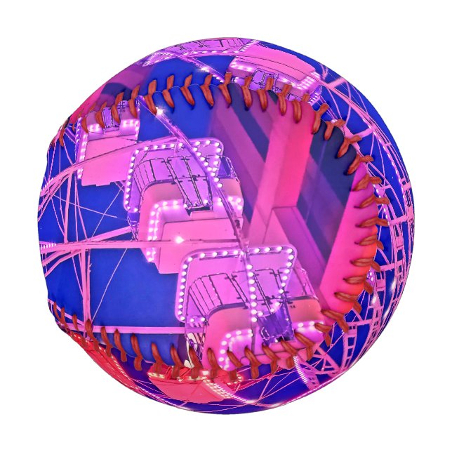 Rosa und rotes Riesenrad Baseball (Vorne Rechts)