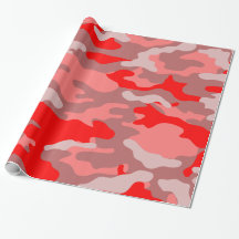 Rosa und rotes Tarnungs-Packpapier