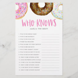 Rosa und Schokolade Donuts, die Mama das beste Spi