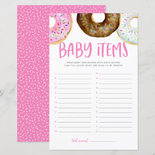 Rosa und Schokolade Donuts Kinderartikel Duschspie