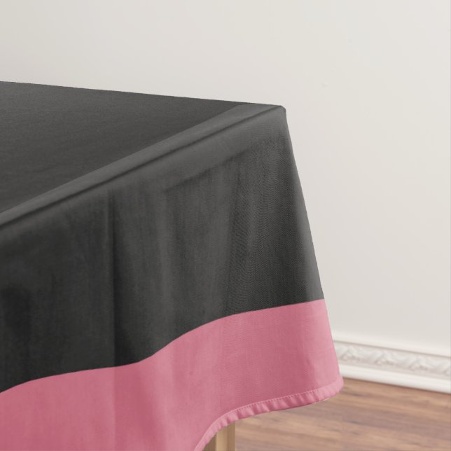 rosa und schwarz abstrakt tischdecke (Beispiel)