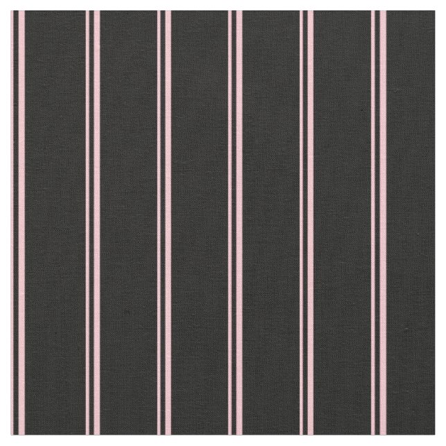 Rosa und schwarz gefärbte Linien Stoff (Nahaufnahme)