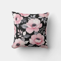 Rosa und schwarze Blumenkunst