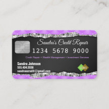 Rosa und schwarze Kreditkarte Diamantenkarte