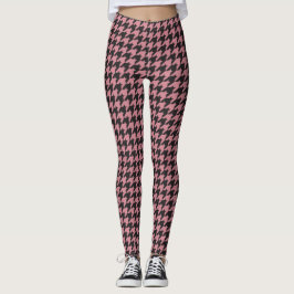 Rosa und schwarze leggings