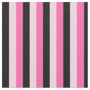 Rosa und schwarze Streifen Stoff